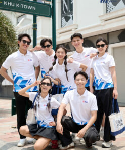 Mẫu Áo Thun Polo Đồng Phục Summer Crew Màu Trắng MB Bank - ảnh 4