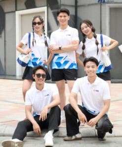 Mẫu Áo Thun Polo Đồng Phục Summer Crew Màu Trắng MB Bank - ảnh 5
