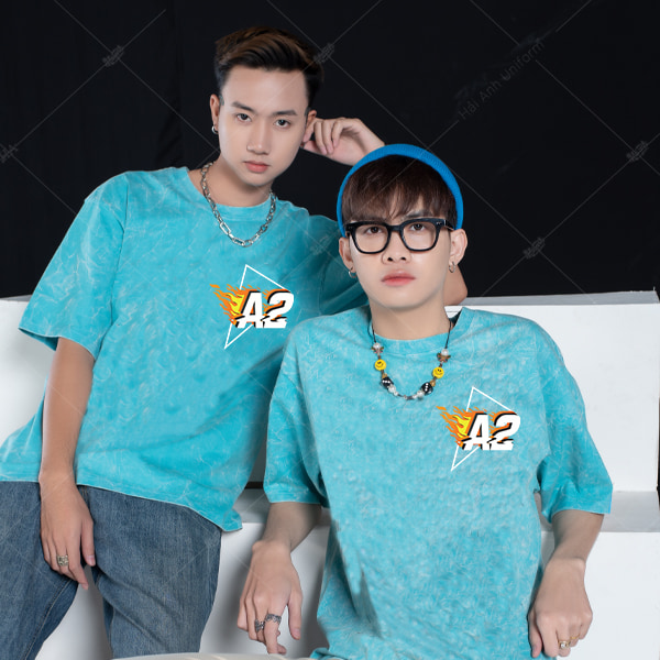 Mẫu Áo Wash Màu Xanh Yang Hồ A2 – Ngông Collection - ảnh 2