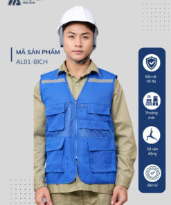 Mẫu Đồng Phục Áo Lưới Bảo Hộ Lao Động Mã 01 Màu Bích