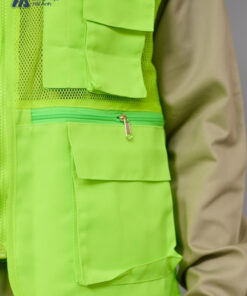 Mẫu Đồng Phục Áo Lưới Bảo Hộ Lao Động Mã 03 Màu Xanh Chuối - ảnh 2