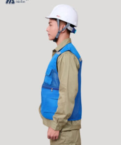 Mẫu Đồng Phục Áo Lưới Bảo Hộ Lao Động Mã 03 Màu Ya Đậm - ảnh 2