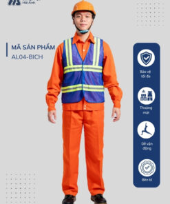 Mẫu Đồng Phục Áo Lưới Bảo Hộ Lao Động Mã 04 Màu Bích
