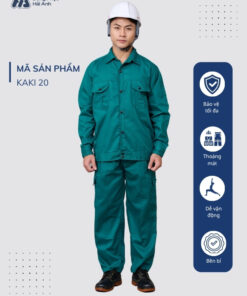 Mẫu Đồng Phục Bảo Hộ Lao Động Vải Kaki Mã 20