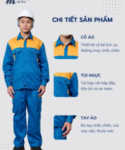 Mẫu Đồng Phục Bảo Hộ Lao Động Vải Kaki Mã 35 - ảnh 2