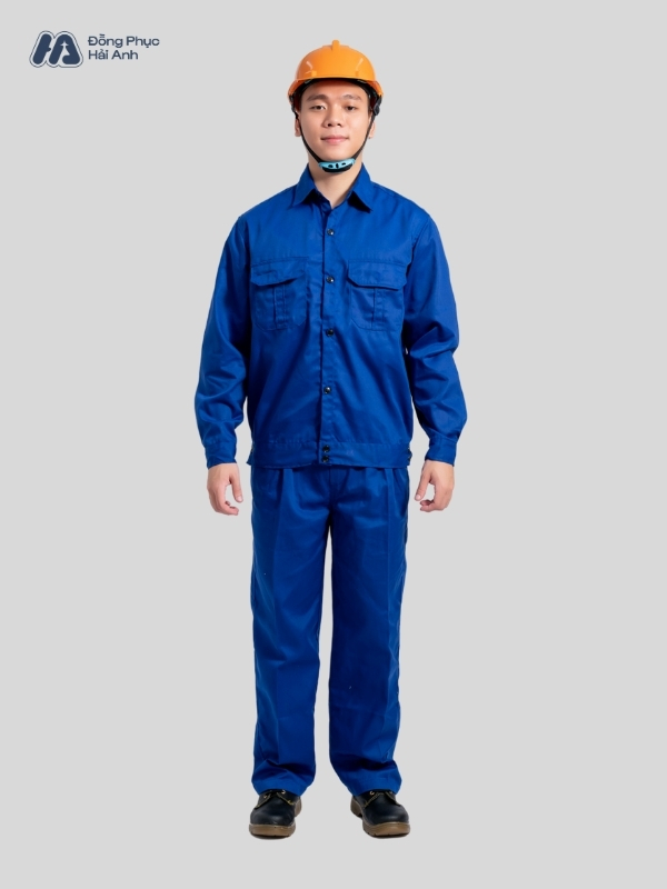 Mẫu Đồng Phục Bảo Hộ Lao Động Vải Kaki Protect 2.1 Mã 18 Màu Bích - ảnh 7