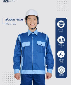 Mẫu Đồng Phục Bảo Hộ Lao Động Vải Kaki Protect 3.1 Mã 01