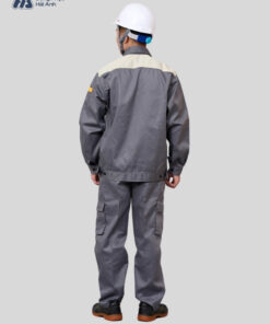 Mẫu Đồng Phục Bảo Hộ Lao Động Vải Kaki Protect 3.1 Mã 36 Màu Ghi Đậm - ảnh 5