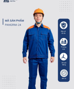 Mẫu Đồng Phục Bảo Hộ Lao Động Vải Pangrim 2.1 Mã 24 Màu Bích