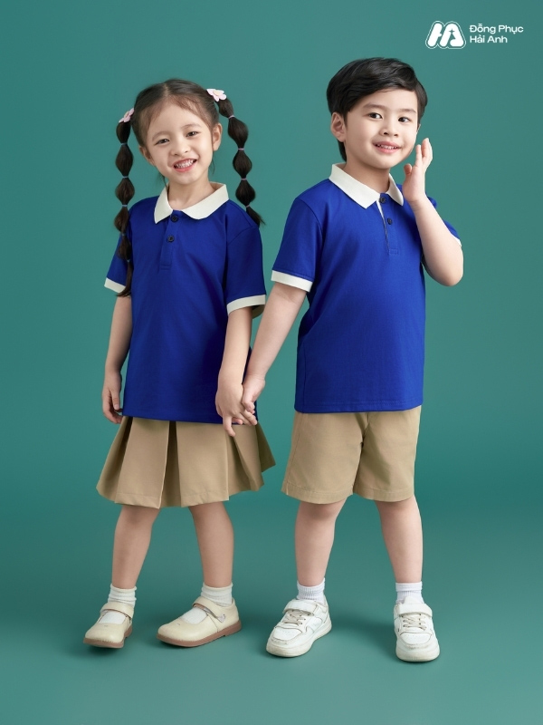 Mẫu Đồng Phục Mầm Non Hacool 02 Màu Bích - ảnh 2