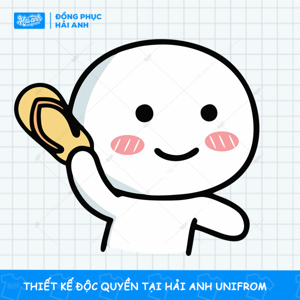 Mẫu Hình In Đáng Yêu Hình Người Đang Cười