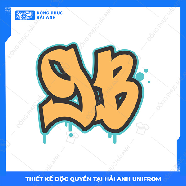 Mẫu Hình In Graffiti Siêu Chất Lớp 9B
