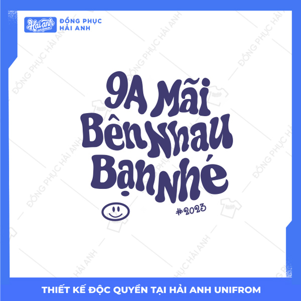 Mẫu Hình In Groovy 9A Mãi Bên Nhau Bạn Nhé 
