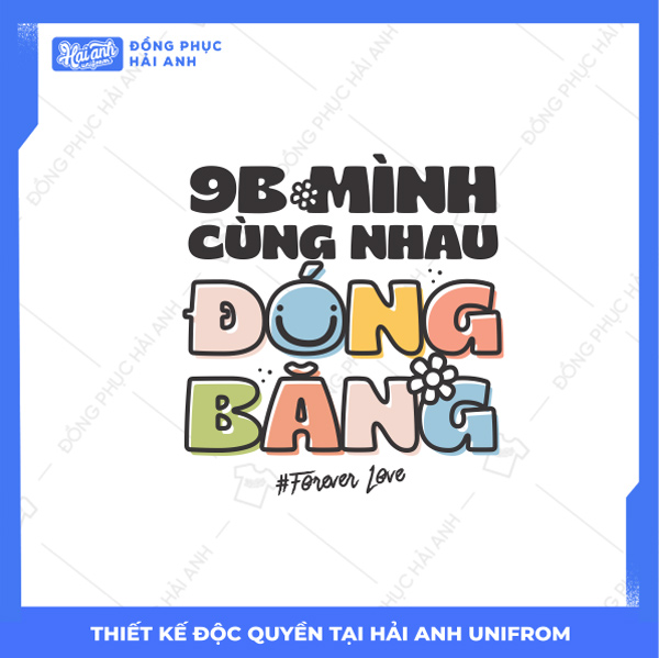 Mẫu Hình In Groovy 9B Mình Cùng Nhau Đóng Băng 
