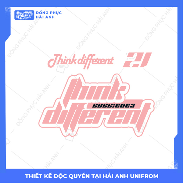 Mẫu Hình In Groovy Think Different