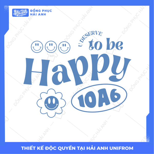 Mẫu Hình In Groovy U Deserve To Be Happy
