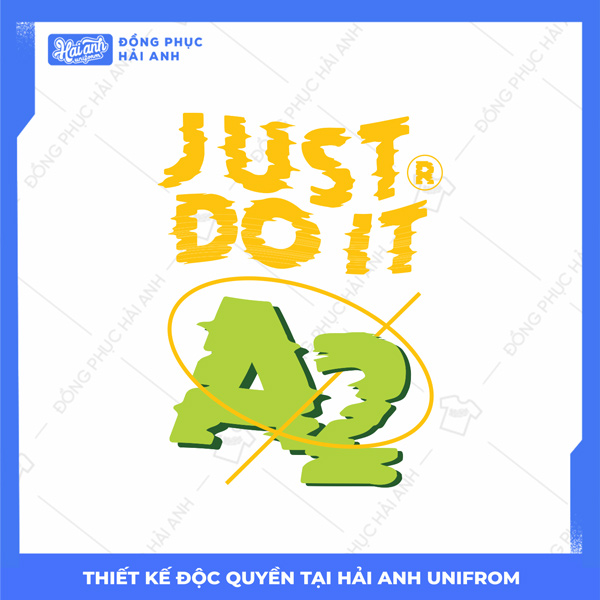 Mẫu Hình In Isometric A2 Just Do It 