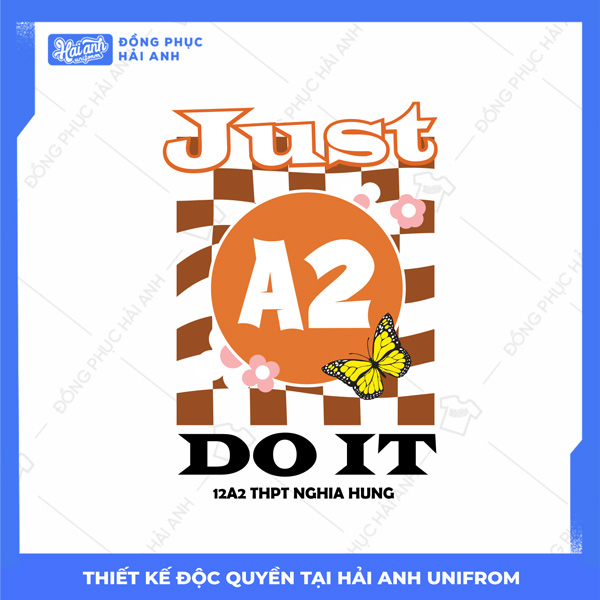 Mẫu Hình In Isometric A2 Just Do It 