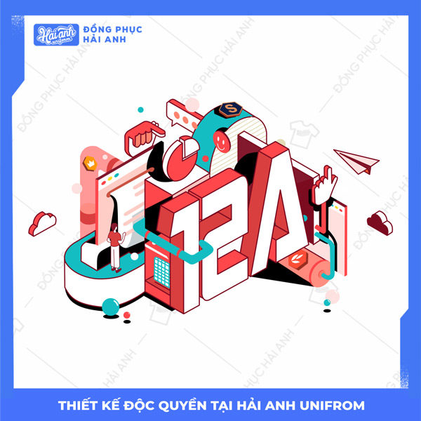 Mẫu Hình In Isometric Lớp 12A