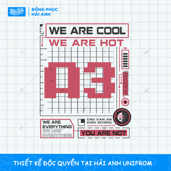 Mẫu Hình In Streetwear Graphic A3 We Are Cool We Are Hot ấn tượng nhất 