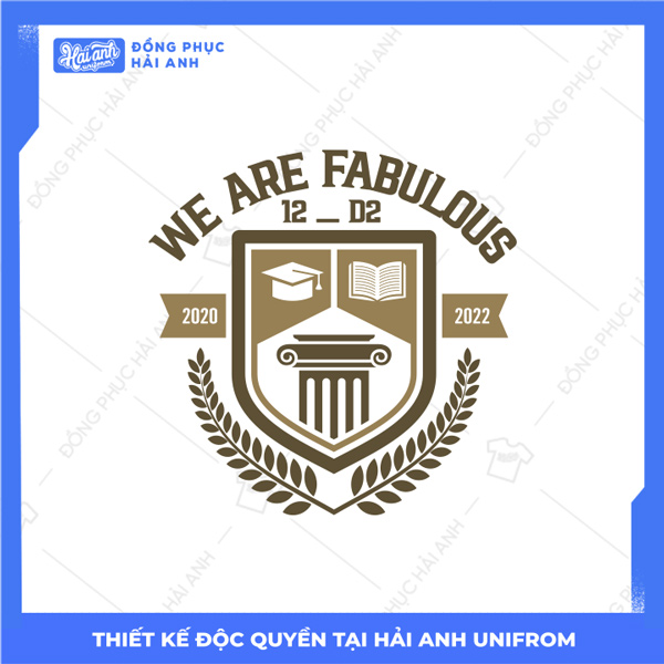 Mẫu Hình In Varsity 12D2 We Are Fabulous 
