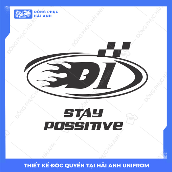 Mẫu Hình In Y2K D1 Stay Possitive