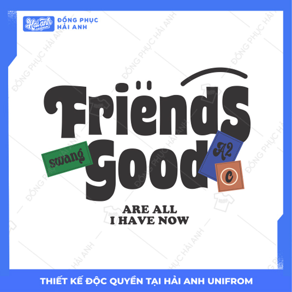 Mẫu Hình In Y2K Friends Good A2