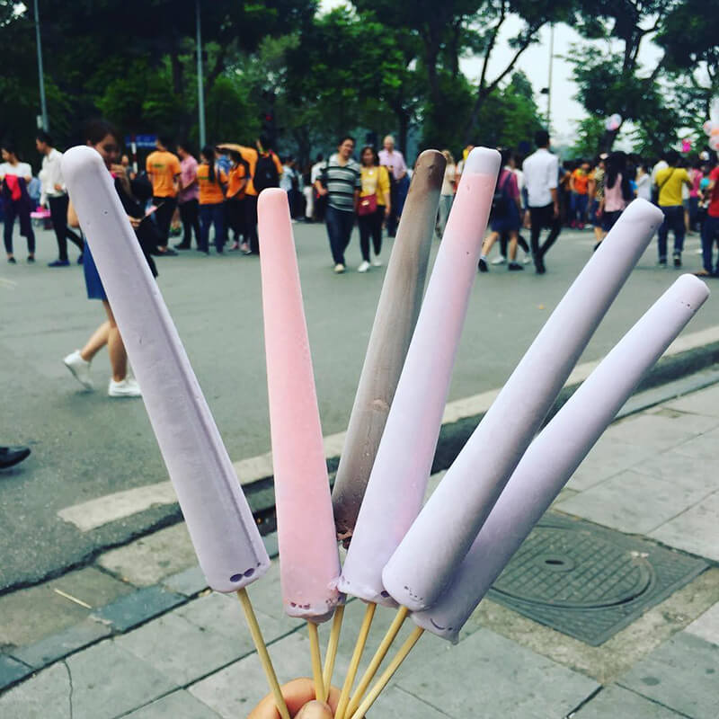 Nơi bán đồ ăn vặt ngày xưa – Kem ống