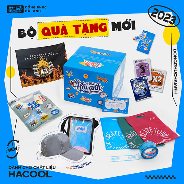 Bộ quà tặng khi mua áo lớp tại Hải Anh Uniform - Hình 1