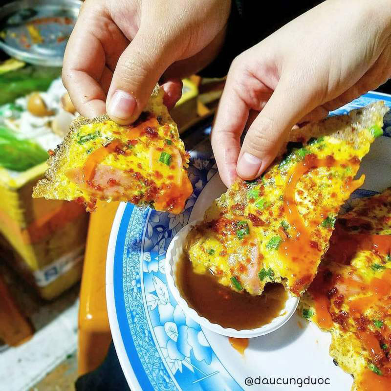 Bánh tráng nướng dì Đinh Đà Lạt - Quán bánh tráng nướng ngon nhất Đà Lạt
