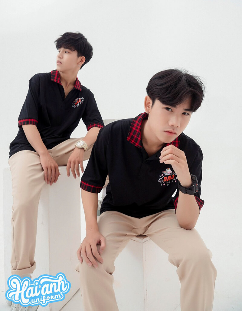 Tạo dáng chụp ảnh đôi bạn thân nam