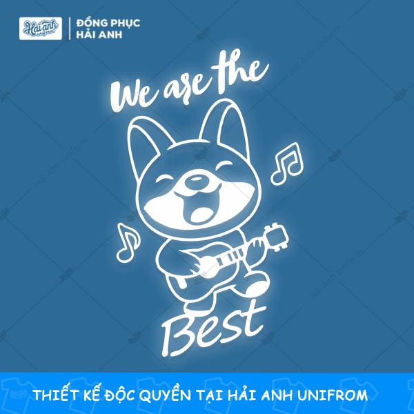 Mẫu Hình In Phản Quang We Are The Best